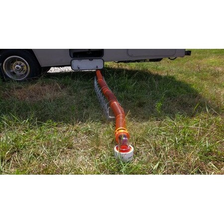 Camco FOLDING SEWER HOSE SUPPORT-10FT FOLDING, ALUMINUM 40351